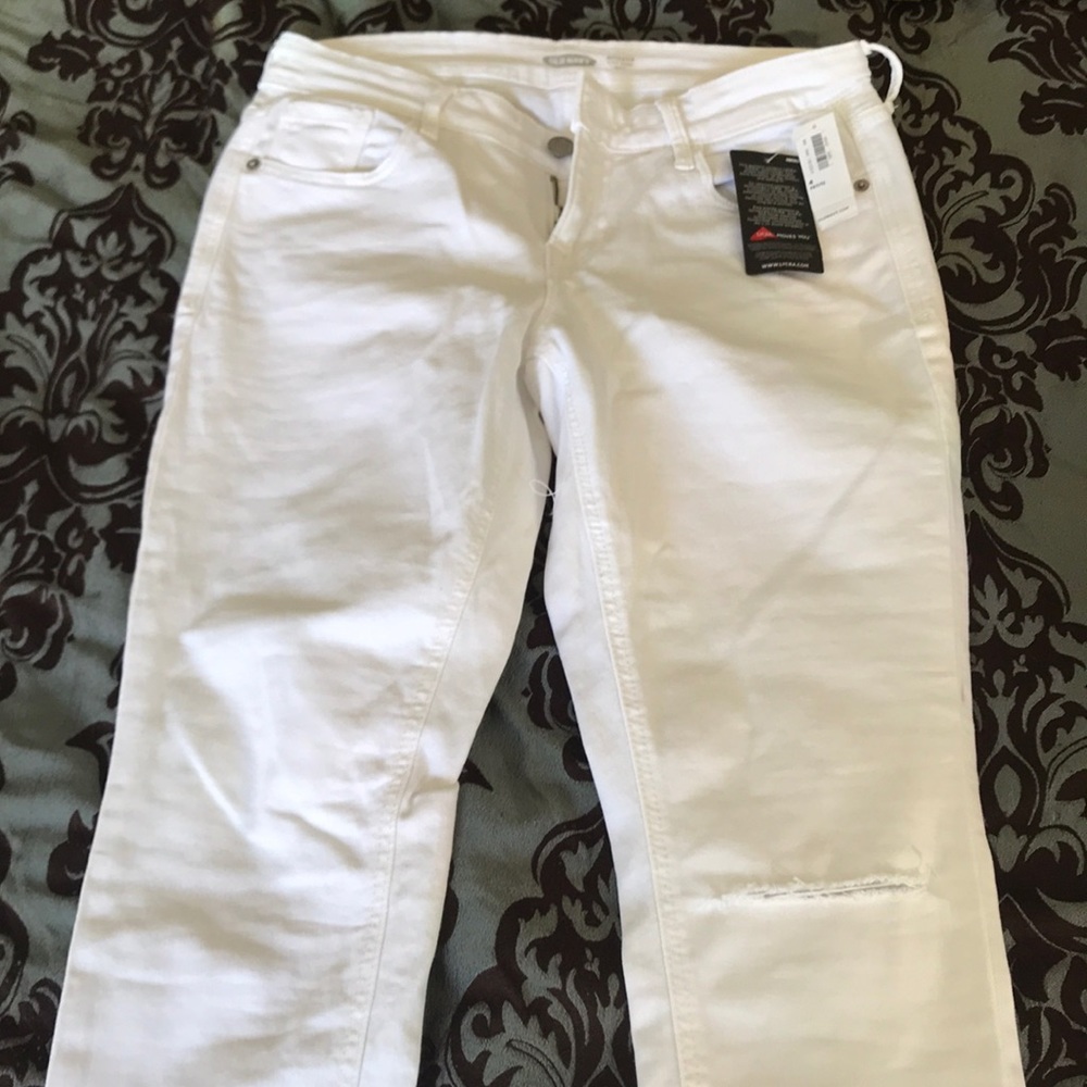 Brand New White Distressed Jeans